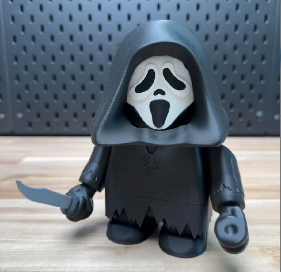 3D Printed Ghostface Medium Scale 6"- 8" Chunk
