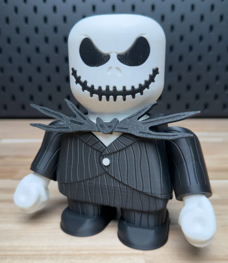 3D Printed Jack Skellington Medium Scale 6"- 8" Chunk