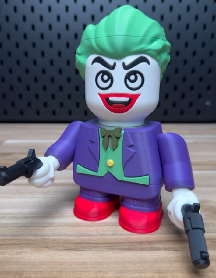 3D Printed The Joker Medium Scale 6"- 8" Chunk