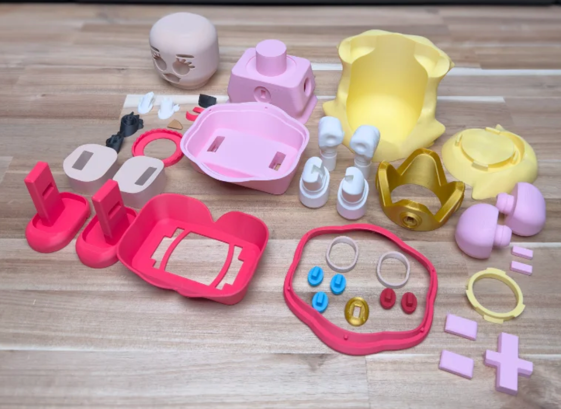 3D Printed Princess Peach Medium Scale 6"- 8" Chunk