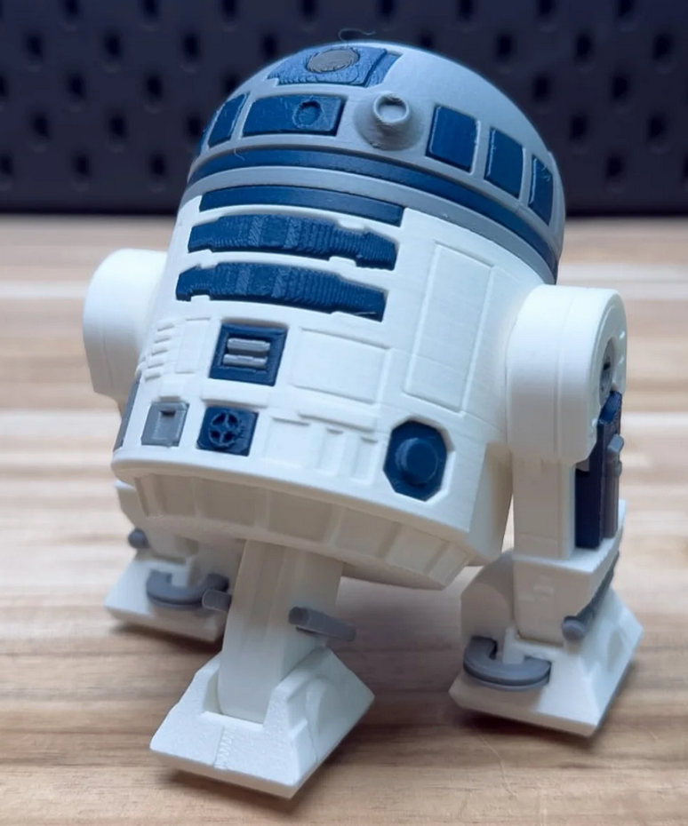 3D Printed Star Wars R2-D2 Medium Scale 6"- 8" Chunk