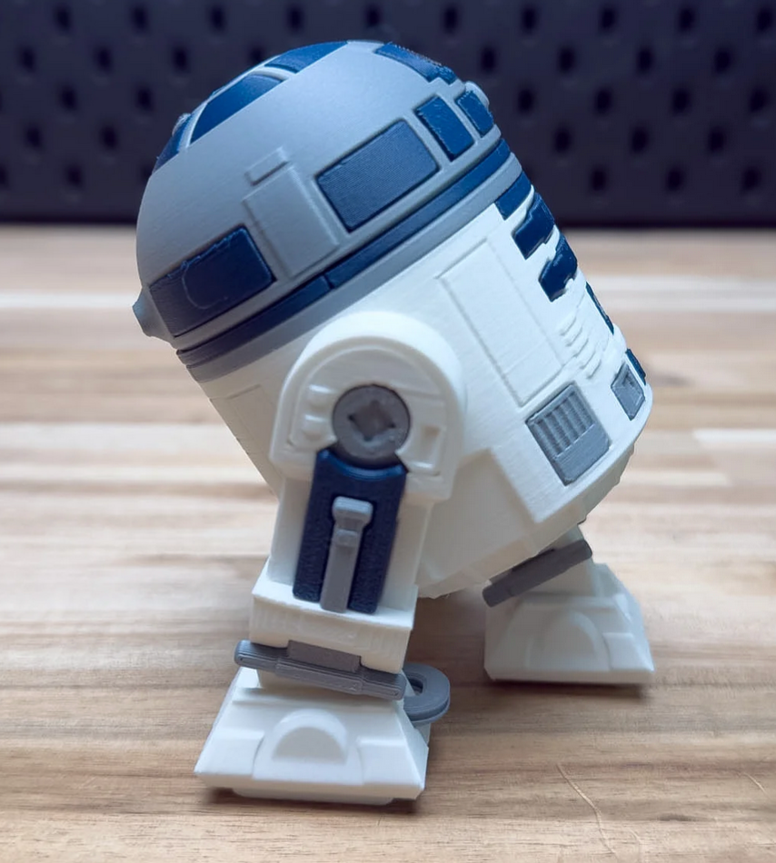 3D Printed Star Wars R2-D2 Medium Scale 6"- 8" Chunk