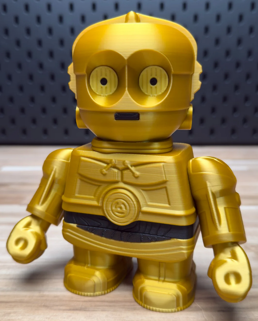 3D Printed Star Wars C3PO Medium Scale 6"- 8" Chunk