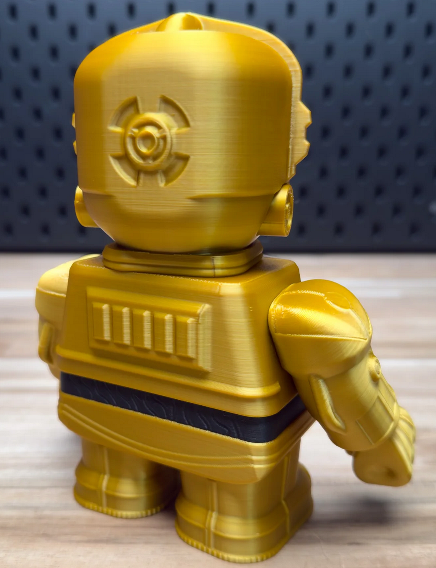 3D Printed Star Wars C3PO Medium Scale 6"- 8" Chunk