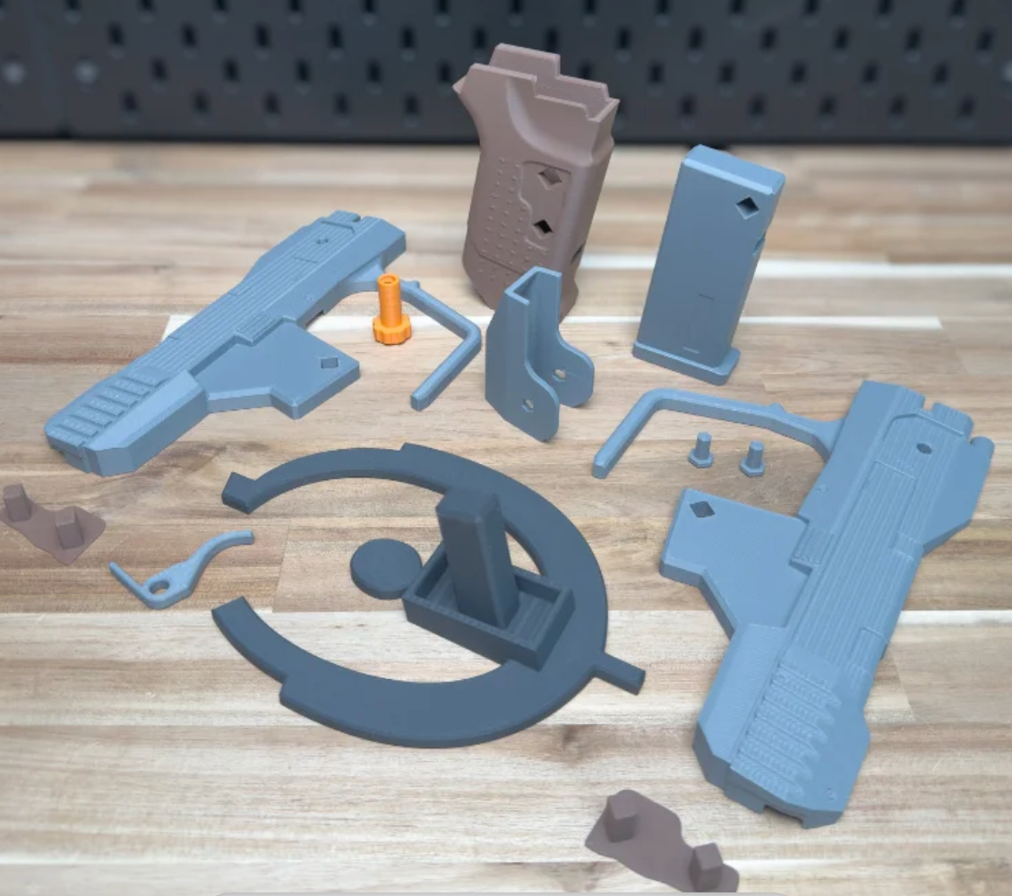 3D Printed Halo® M6D Magnum Replica Blaster Kit