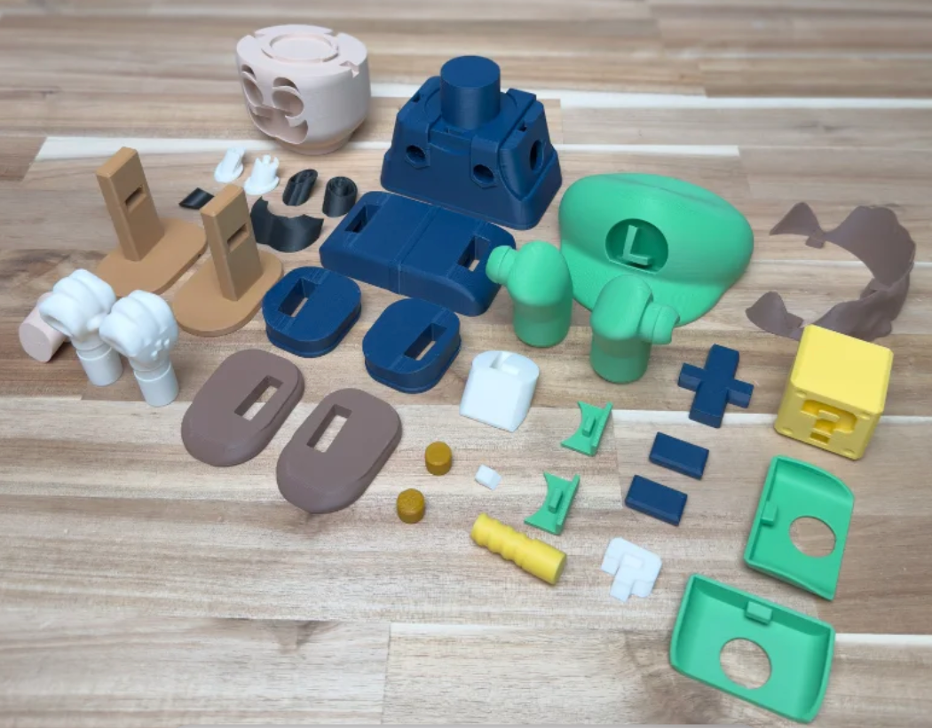 3D Printed Luigi Medium Scale 6"- 8" Chunk