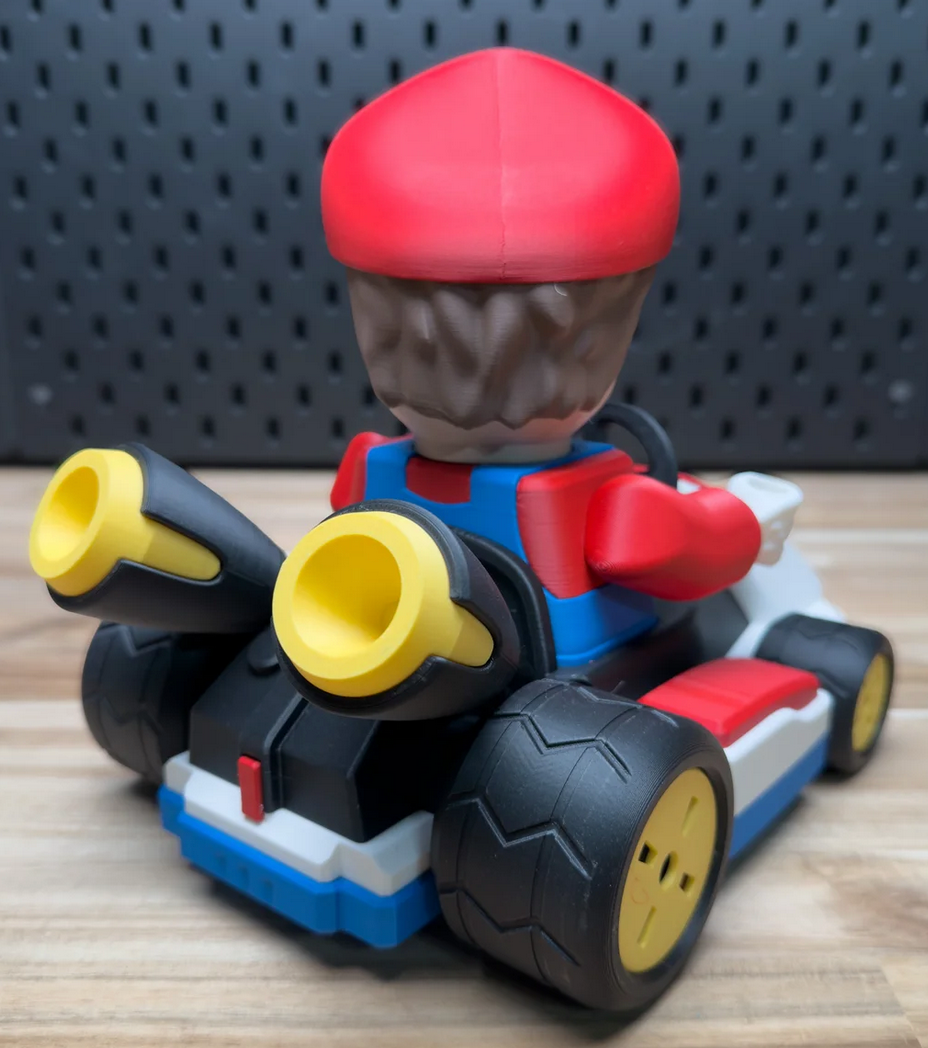 3D Printed Mario Go-Kart Medium Scale 6"-8" Kit