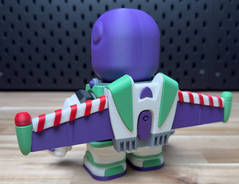 3D Printed Buzz Lightyear Medium Scale 6"-8" Chunk