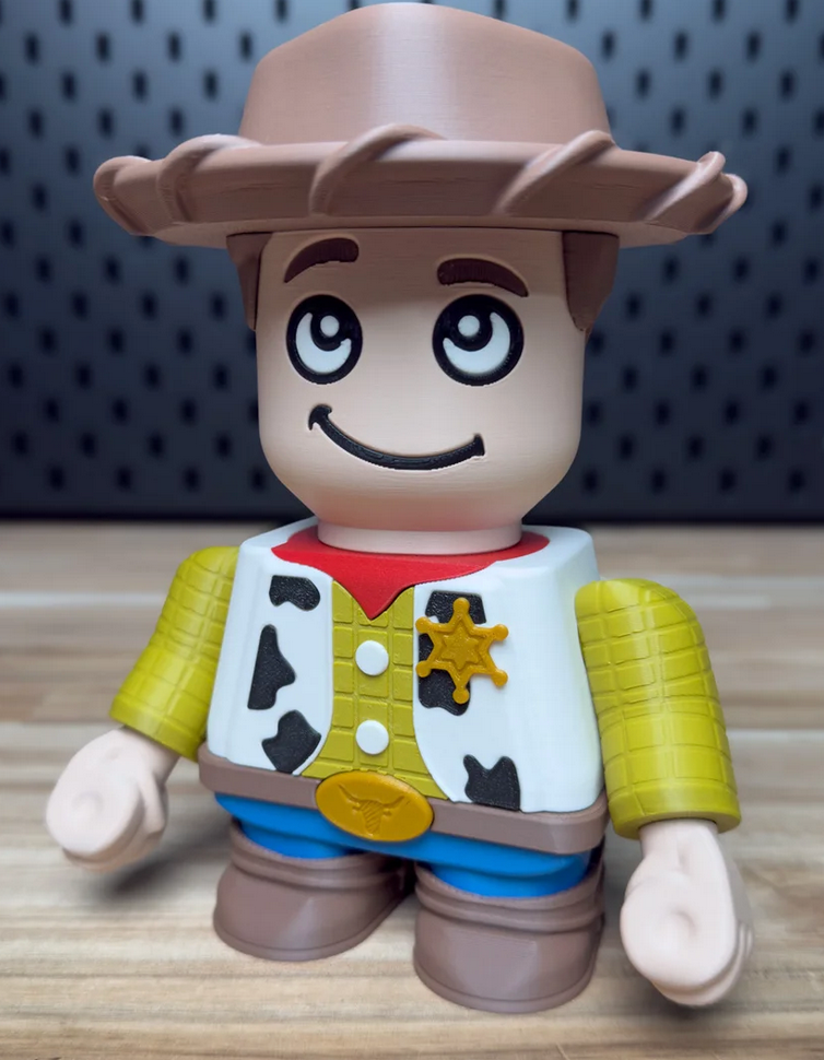 3D Printed Woody Medium Scale 6"-8" Chunk