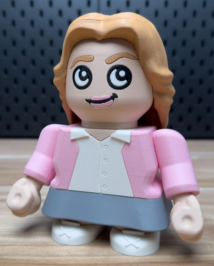 3D Printed Pam Beesley Medium Scale 6"-8" Chunk