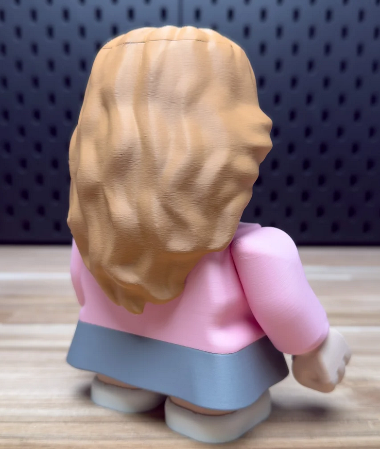3D Printed Pam Beesley Medium Scale 6"-8" Chunk