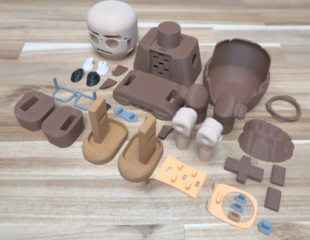 3D Printed Dwight Schrute Medium Scale 6"-8" Chunk