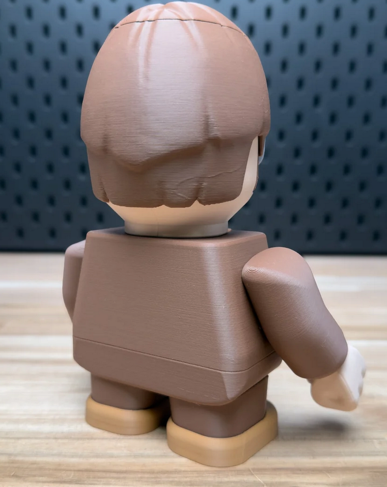 3D Printed Dwight Schrute Medium Scale 6"-8" Chunk