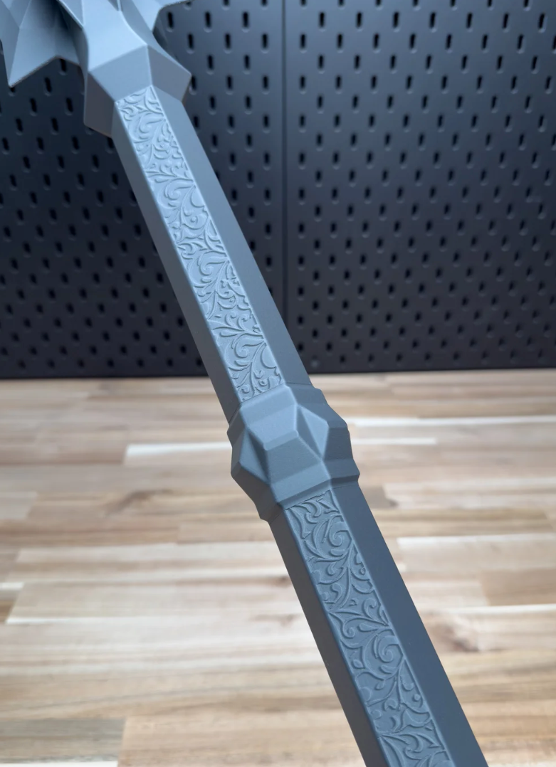 Sauron’s Mace Cosplay Prop Kit | Lord of the Rings Inspired 3D Printed Weapon