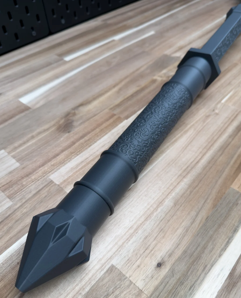 Sauron’s Mace Cosplay Prop Kit | Lord of the Rings Inspired 3D Printed Weapon