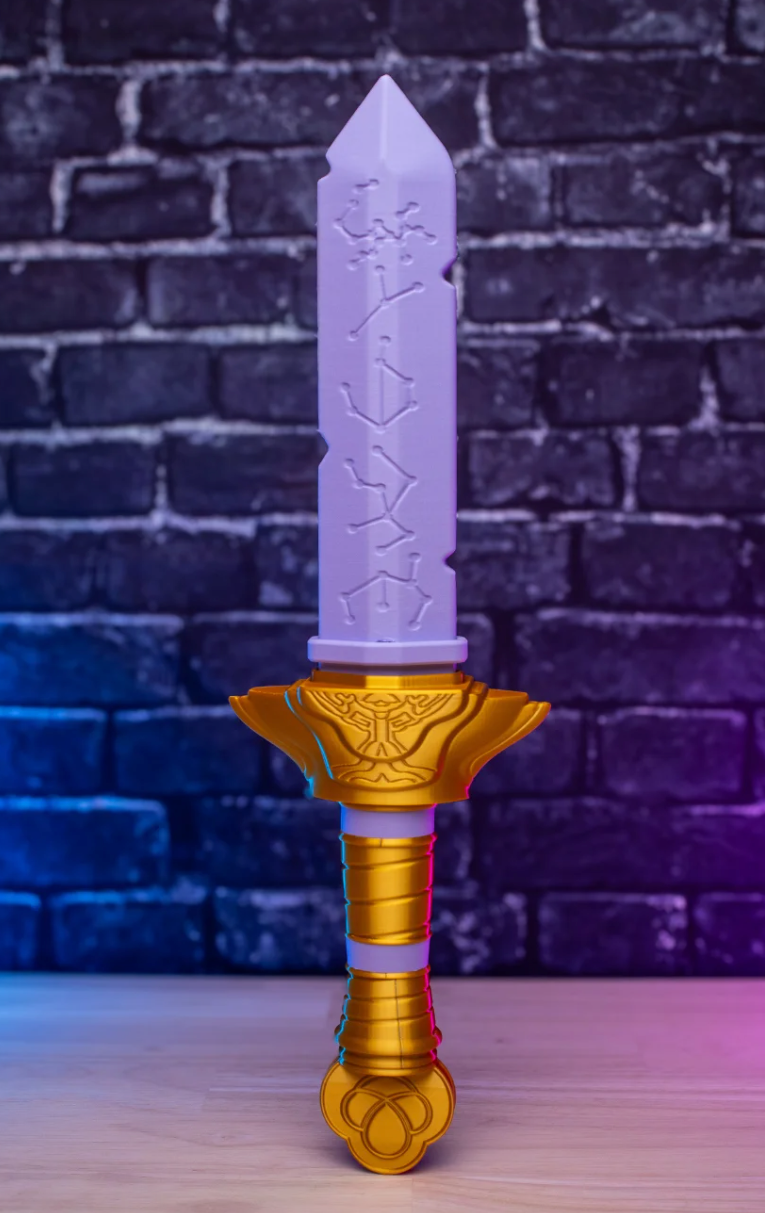 Rumi’s Sword Cosplay Prop Kit | K-Pop Demon Hunters Inspired 3D Printed Weapon