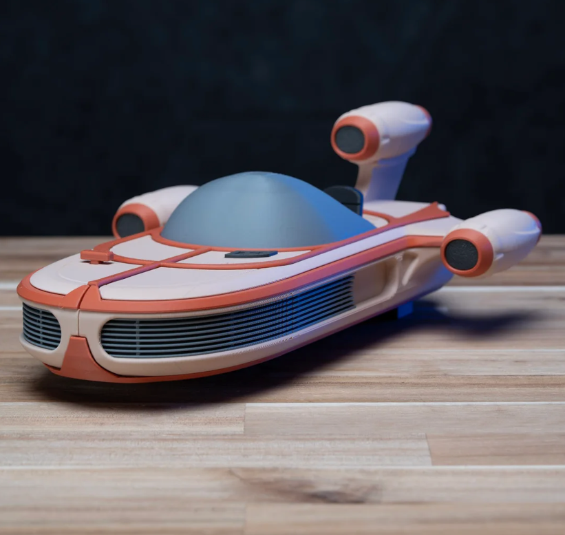 3D Printed Star Wars X-34 Landspeeder Kit