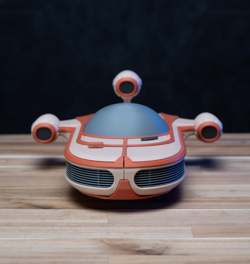 3D Printed Star Wars X-34 Landspeeder Kit
