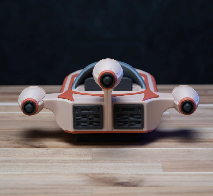 3D Printed Star Wars X-34 Landspeeder Kit