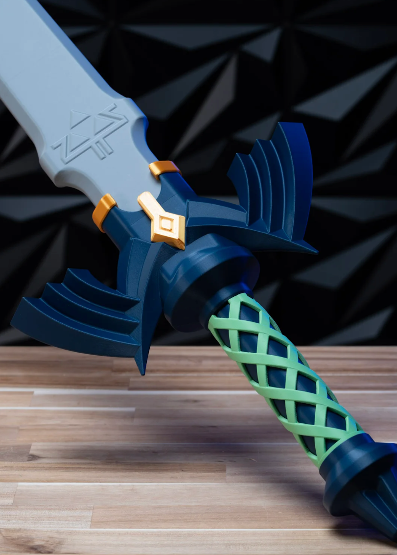 3D Printed Legend of Zelda Master Sword Kit