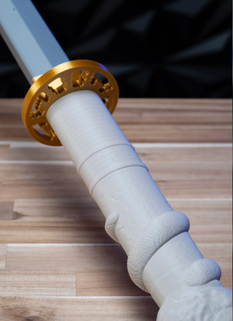 3D Printed Highlander Dragon Hilt Sword Kit