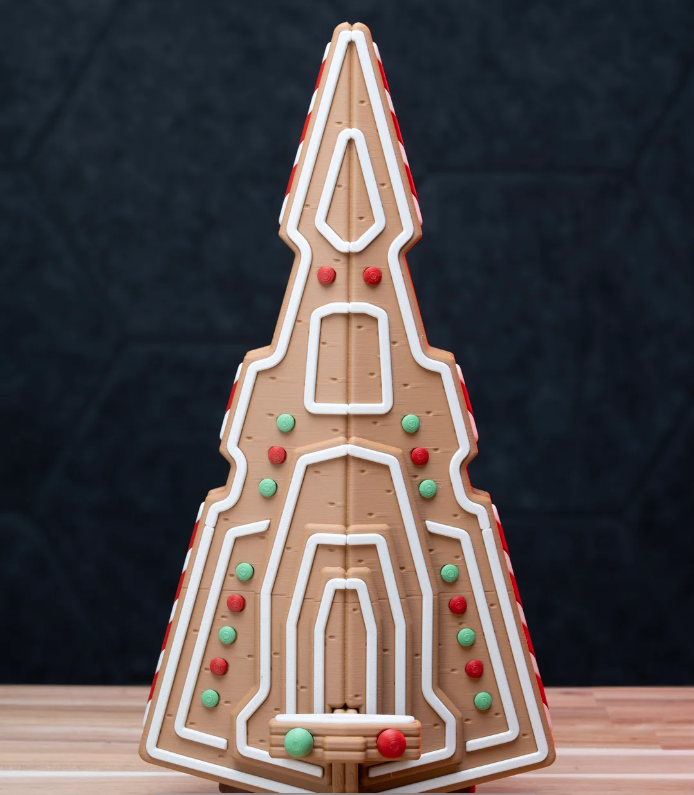 3D Printed Star Wars Gingerbread Star Destroyer Building Kit