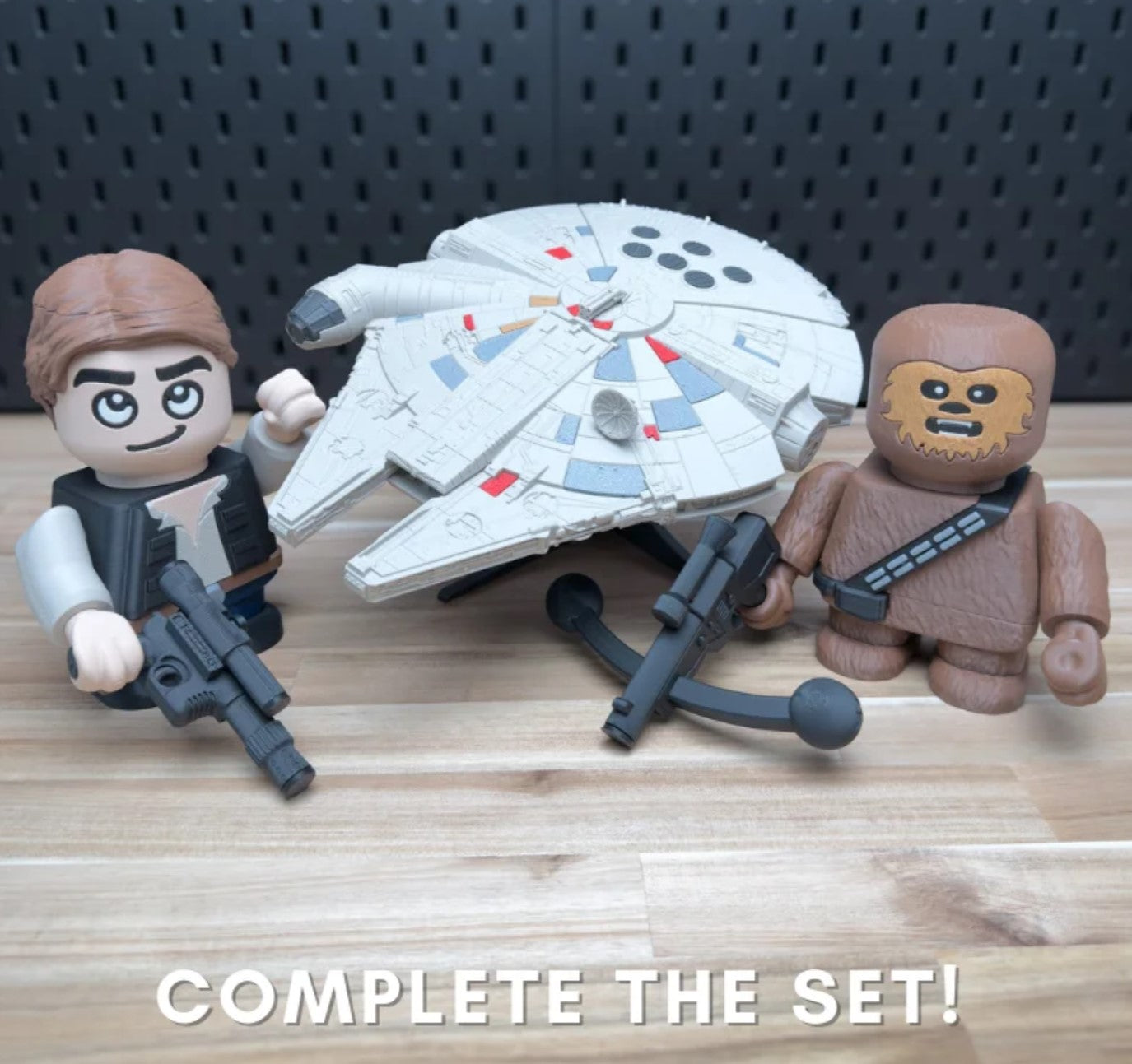 3D Printed Star Wars Millennium Falcon Building Kit
