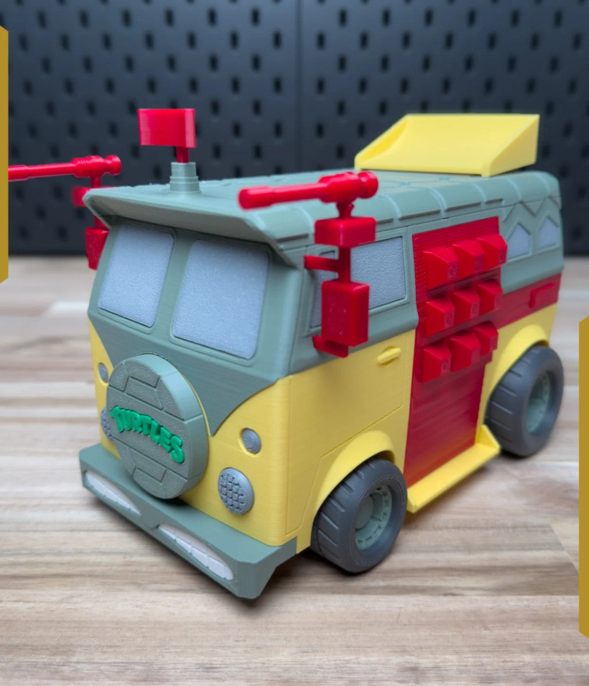 3D Printed TMNT Party Wagon Building Kit
