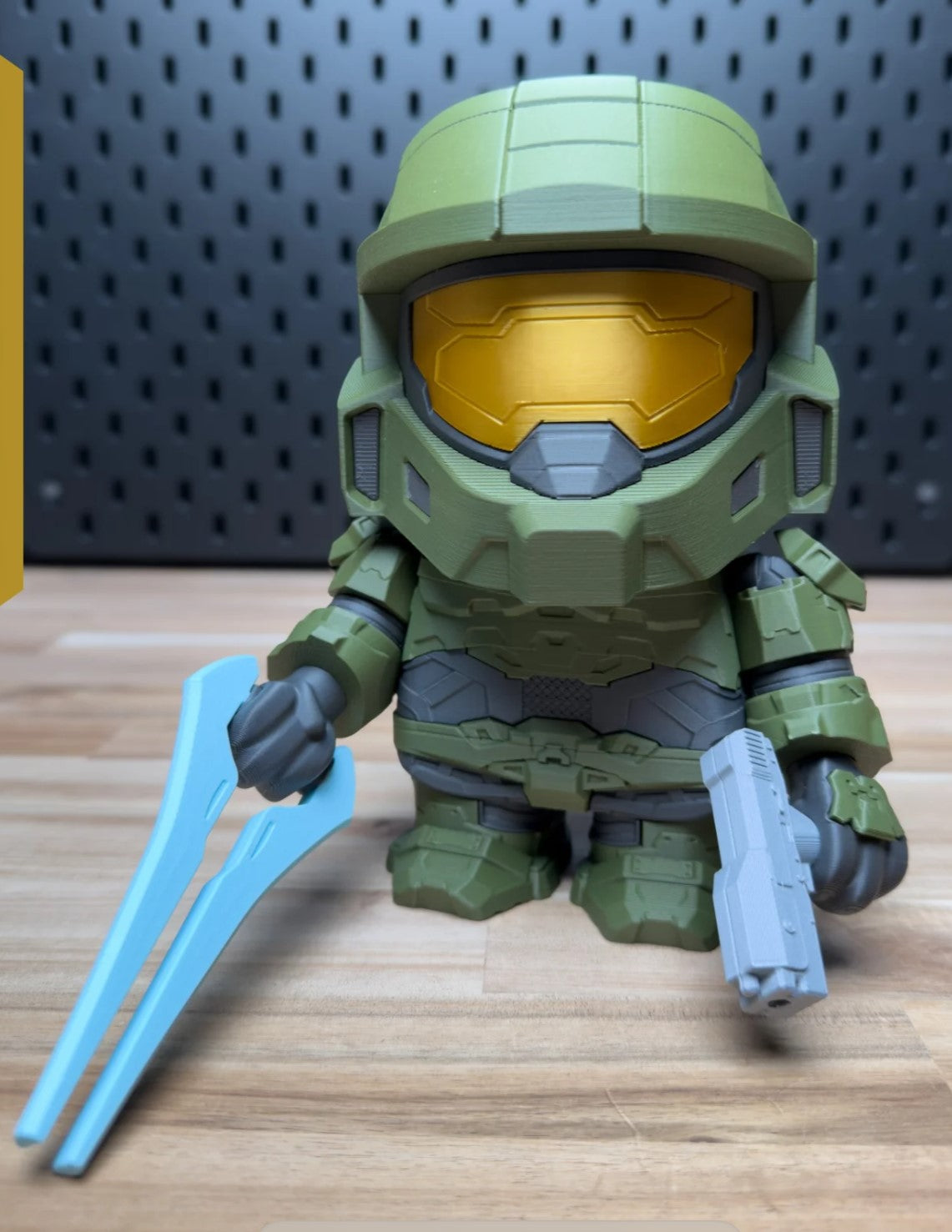 3D Printed Halo Master Chief Chunk Figure 6"-8" | BAM Good Bricks