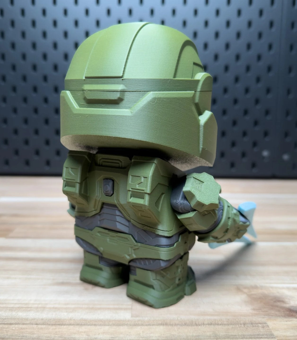 BAM Good Bricks 3D printed Halo Master Chief display figure
