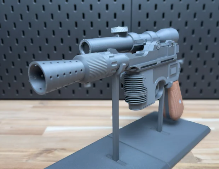 3D Printed Han Solo's Star Wars DL-44 Replica Blaster Kit