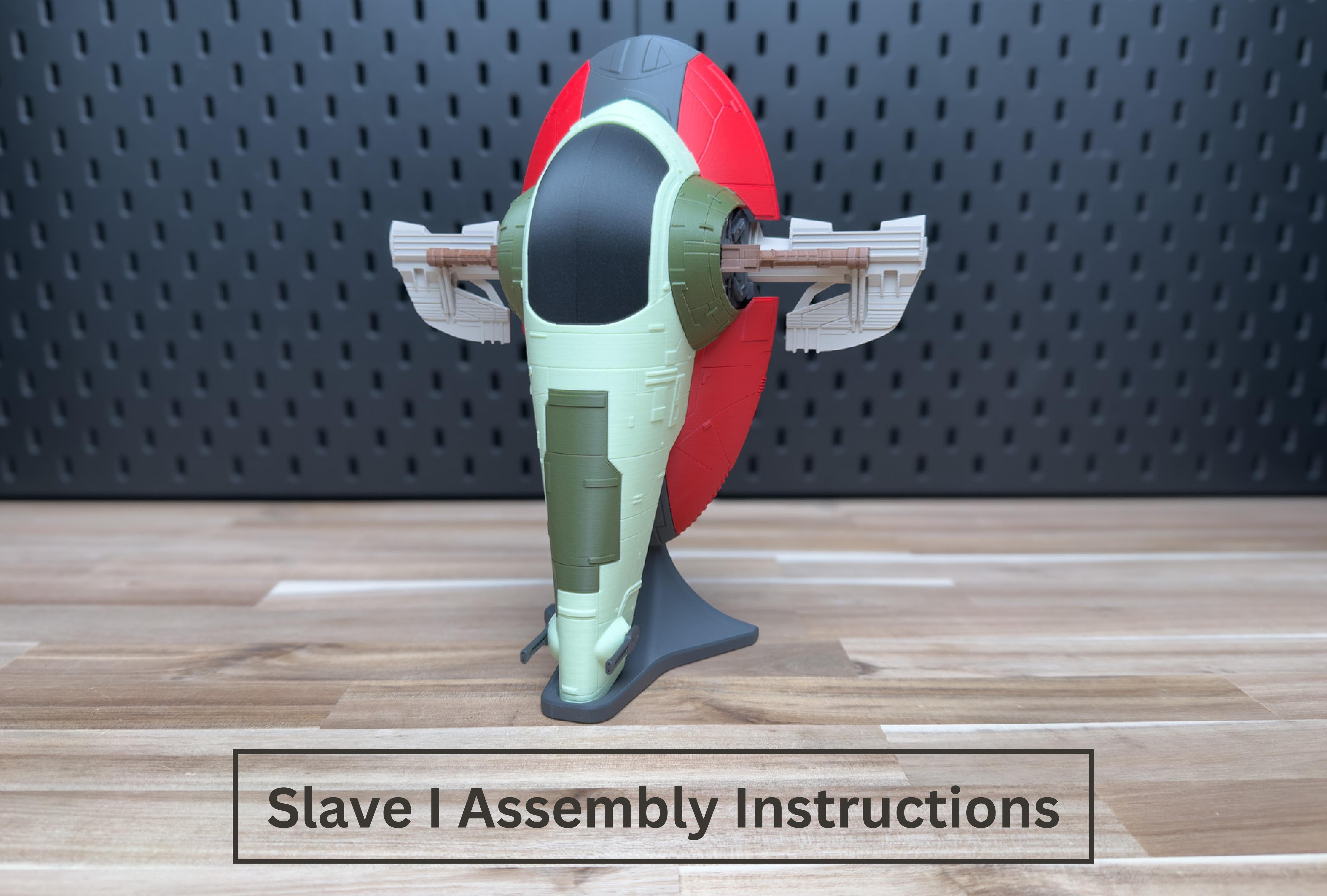 3D Printed Star Wars Slave I Building Kit