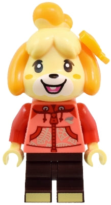 Preowned LEGO® Minifigure – Animal Crossing ani014 Isabelle - Coral Hoodie