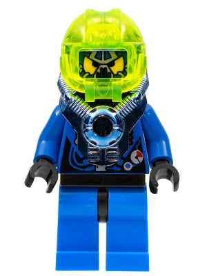 Preowned LEGO® Minifigure – Aquazone aqu009 Navigator Hip "Muddy" Waders