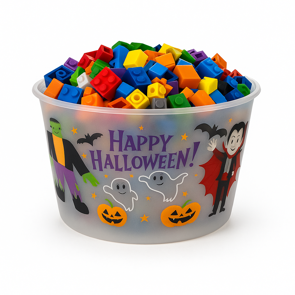 LEGO® Halloween Boo Bucket - 2lbs Bulk Bricks