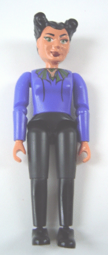 Preowned LEGO® Minifigure – Belville belvfemale41 Belville Female Queen Short Black Hair Vi