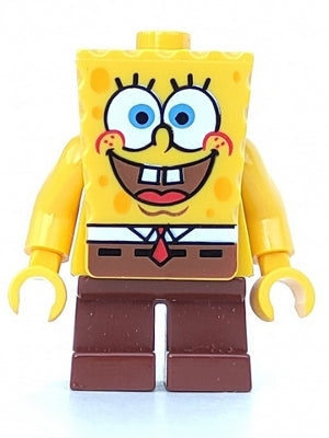Preowned LEGO® Minifigure – SpongeBob SquarePants bob001 SpongeBob Basic "Im Ready" Look