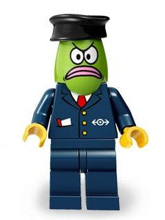 Preowned LEGO® Minifigure – SpongeBob SquarePants bob015 Bikini Bottom Express Bus Driver