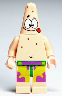 Preowned LEGO® Minifigure – SpongeBob SquarePants bob022 Patrick Tongue Out