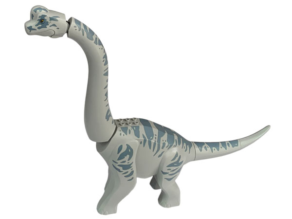 LEGO® brach01 Dinosaur Brachiosaurus with Sand Blue Stripes