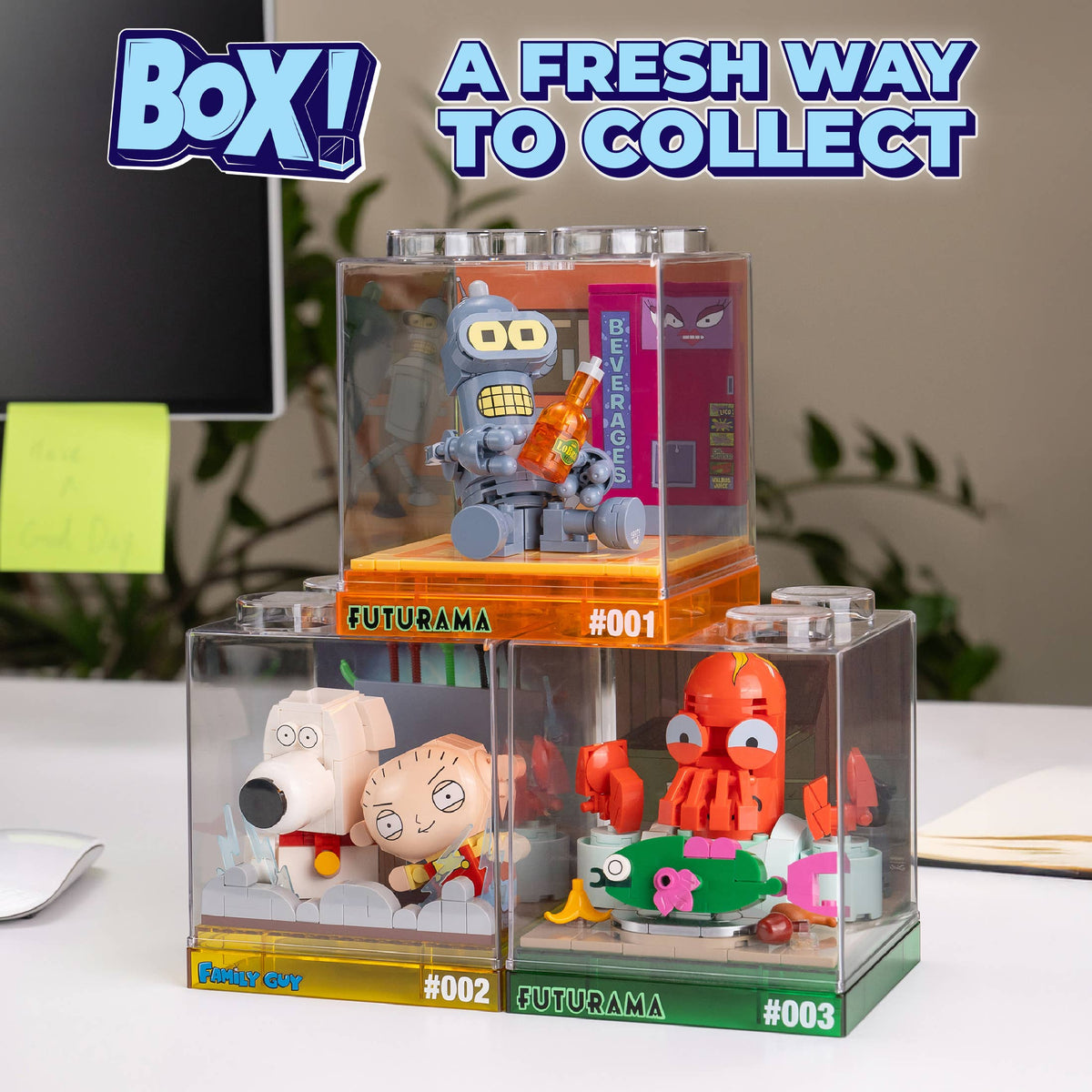 Family Guy Stewie & Brian Box Building Set 201pc
