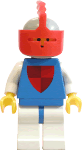 Preowned LEGO® Minifigure – Castle cas079 Classic Knights Tournament Knight Blue