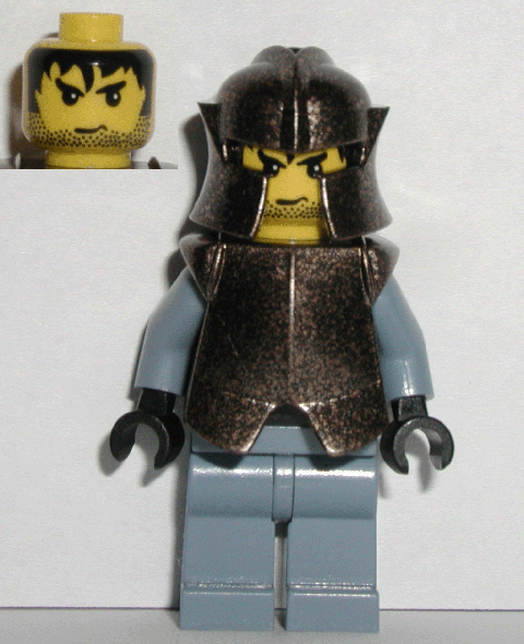 Preowned LEGO® Minifigure – Castle cas300 Knights Kingdom II Rogue Knight 1 (Sand Blue)