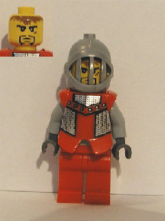 Preowned LEGO® Minifigure – Castle cas303 Breastplate Armor over Light Bluish Gray Royal Kn