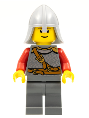 Preowned LEGO® Minifigure – Castle cas478b Kingdoms Lion Knight Scale Mail
