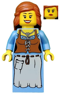 Preowned LEGO® Minifigure – Castle cas490 Kingdoms Peasant Maiden