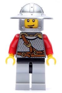 Preowned LEGO® Minifigure – Castle cas496 Kingdoms Lion Knight Scale Mail w/Chest Strap and