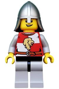 Preowned LEGO® Minifigure – Castle cas501 Kingdoms Lion Knight Quarters Helmet w/Neck Prote