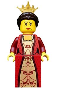 Preowned LEGO® Minifigure – Castle cas504 Kingdoms Queen w/Dark Brown Hair