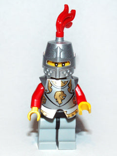 Preowned LEGO® Minifigure – Castle cas514 Kingdoms Lion Knight Armor Helmet Closed Eyebrows
